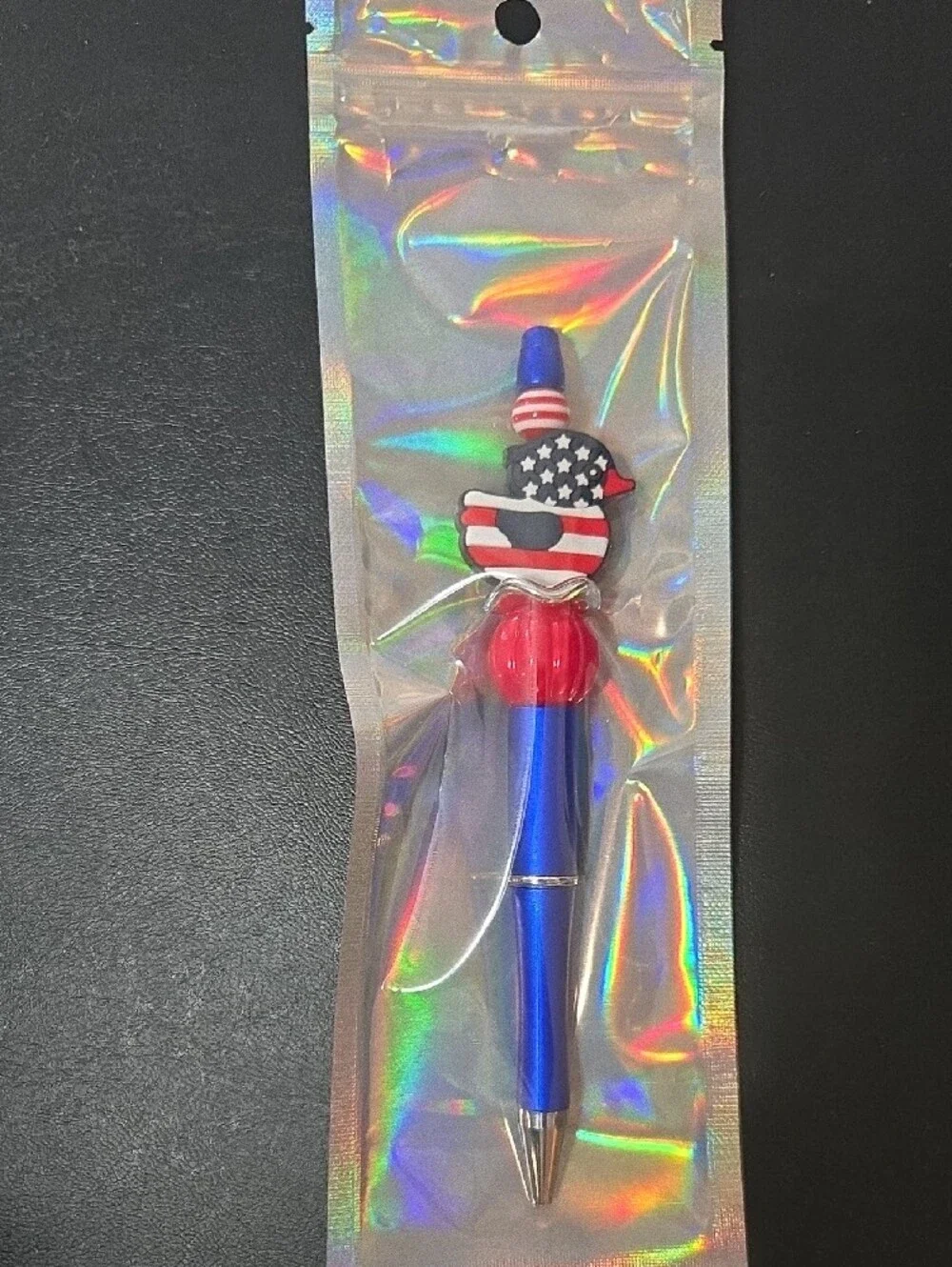 Kids Patriotic Blue and Red Duck Pen - Unbranded